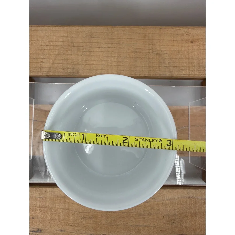 Dansk International Designs Portugal White Ribbed Porcelain Ramekin Souffle Dish
